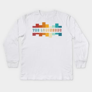 Lumineers Vintage Distressed Kids Long Sleeve T-Shirt